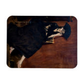 Edouard Manet - Berthe Morisot met een ventilator Magneet (Horizontaal)