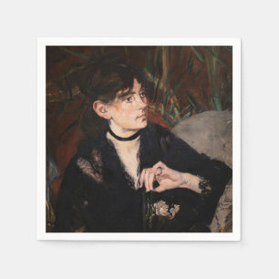 Edouard Manet - Berthe Morisot met een ventilator  Servet