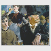 Edouard Manet - Bij de Cafe Cadeaupapier (Vlak)
