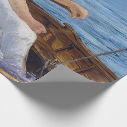 Edouard Manet - Boating Cadeaupapier (Hoek)