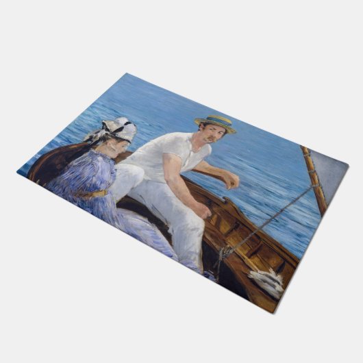 Edouard Manet - Boating Deurmat (Schuin)