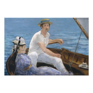 Edouard Manet - Boating Foto Afdruk