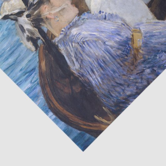 Edouard Manet - Boating Tissuepapier (Detail)
