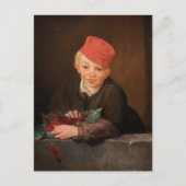 Edouard Manet - Boy met Cherries Briefkaart (Voorkant)