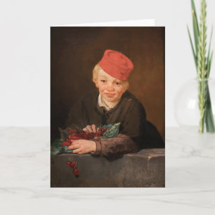 Edouard Manet - Boy met Cherries Kaart