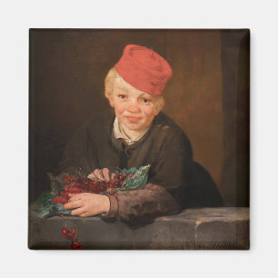 Edouard Manet - Boy met Cherries Magneet