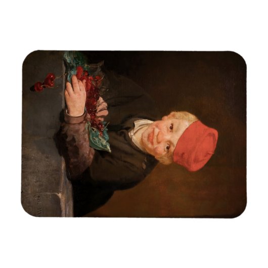 Edouard Manet - Boy met Cherries Magneet (Horizontaal)