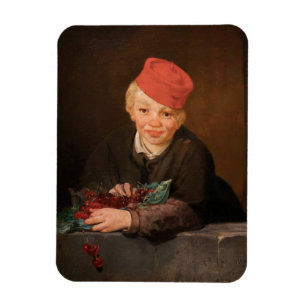 Edouard Manet - Boy met Cherries Magneet