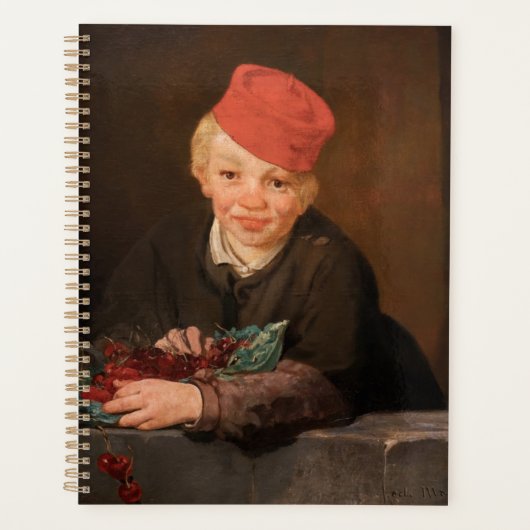 Edouard Manet - Boy met Cherries Planner (Voorkant)