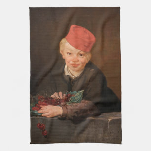 Edouard Manet - Boy met Cherries Theedoek
