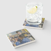 Edouard Manet - Corner of a Cafe-Concert Stenen Onderzetter (Zijkant)