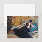 Edouard Manet - Dame met ventilatoren Bedankkaart (Voorkant / Achterkant)