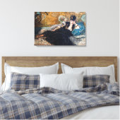 Edouard Manet - Dame met ventilatoren Canvas Afdruk (Insitu (Slaapkamer))
