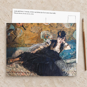 Edouard Manet - Dame met waaier Briefkaart