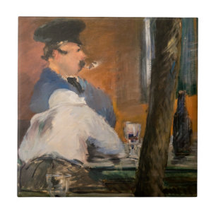 Edouard Manet - De Bar, Le Bouchon Tegeltje