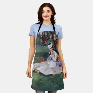 Edouard Manet - De familie Monet in hun tuin Schort