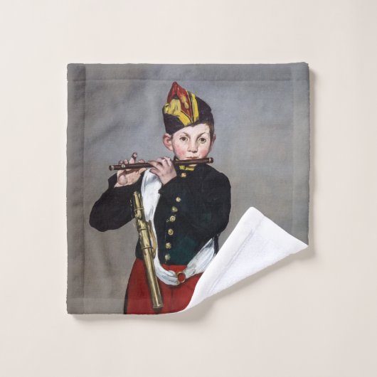 Edouard Manet - De Fifer/Young Flutist Bad Handdoek (Wasdoekje)