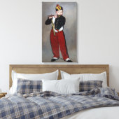 Edouard Manet - De Fifer/Young Flutist Canvas Afdruk (Insitu (Slaapkamer))