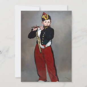 Edouard Manet - De Fifer/Young Flutist Kaart