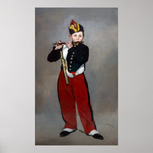 Edouard Manet - De Fifer/Young Flutist Poster