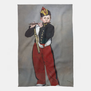 Edouard Manet - De Fifer/Young Flutist Theedoek