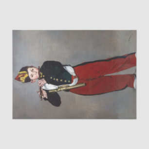 Edouard Manet - De Fifer/Young Flutist Tissuepapier