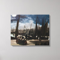 Edouard Manet - De haven van Boulogne bij maanlich