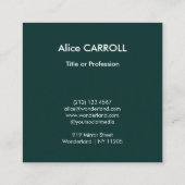 Edouard Manet - De races op Longchamp - QR Code Vierkante Visitekaartje (Achterkant)