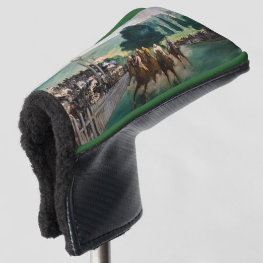 Edouard Manet - De Reizen bij Longchamp Golfheadcover (3/4 voorkant)