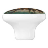 Edouard Manet - De Reizen bij Longchamp Keramische Knop (Zijkant)