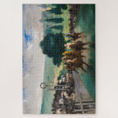 Edouard Manet - De Reizen bij Longchamp Legpuzzel (Verticaal)
