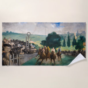 Edouard Manet - De Reizen bij Longchamp Strandlaken