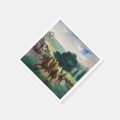 Edouard Manet - De Rennen in Longchamp Servet (Hoek)