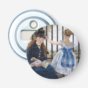Edouard Manet - De Spoorweg Button Flesopener