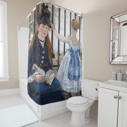 Edouard Manet - De Spoorweg Douchegordijn (In situ)