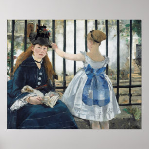 Édouard Manet: De spoorweg Poster