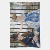 Edouard Manet - De Spoorweg Theedoek (Verticaal)