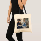 Edouard Manet - De Spoorweg Tote Bag (Voorkant (product))