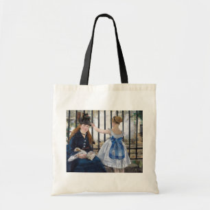Edouard Manet - De Spoorweg Tote Bag