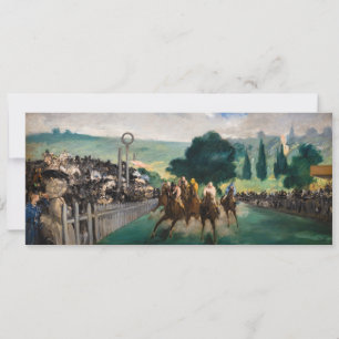 Edouard Manet - De Wedrennen in Longchamp Kaart