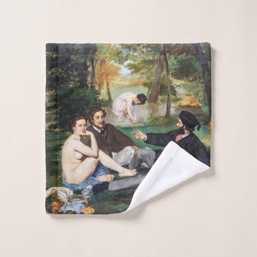 Edouard Manet - Déjeuner sur l'herbe (Gant de toilette)
