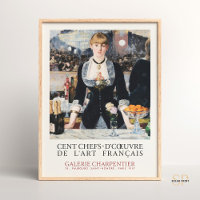 Édouard Manet Een bar aan de Folies-Bergere Vintag