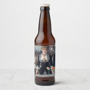 Edouard Manet - Een bar bij de Folies-Bergere Bier Etiket