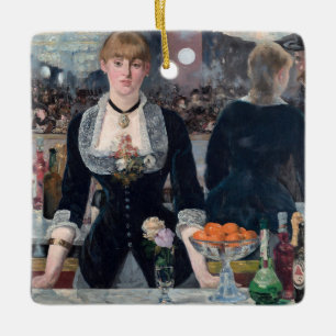 Edouard Manet - Een bar bij de Folies-Bergere Keramisch Ornament