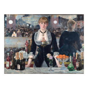 Edouard Manet - Een bar in de Folies-Bergere Foto Afdruk