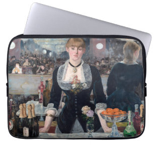 Edouard Manet - Een bar in de Folies-Bergere Laptop Sleeve