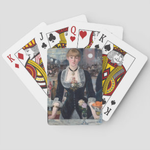 Edouard Manet - Een bar in de Folies-Bergere Pokerkaarten
