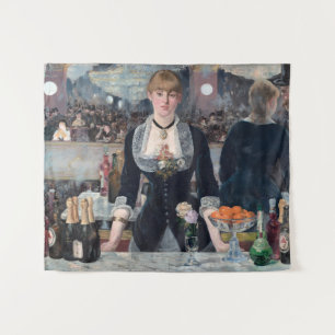 Edouard Manet - Een bar in de Folies-Bergere Wandkleed