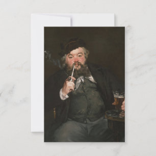 Edouard Manet - Een goed glas bier / Le bon bock Bedankkaart