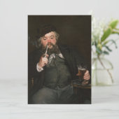 Edouard Manet - Een goed glas bier / Le bon bock Kaart (Staand voorkant)